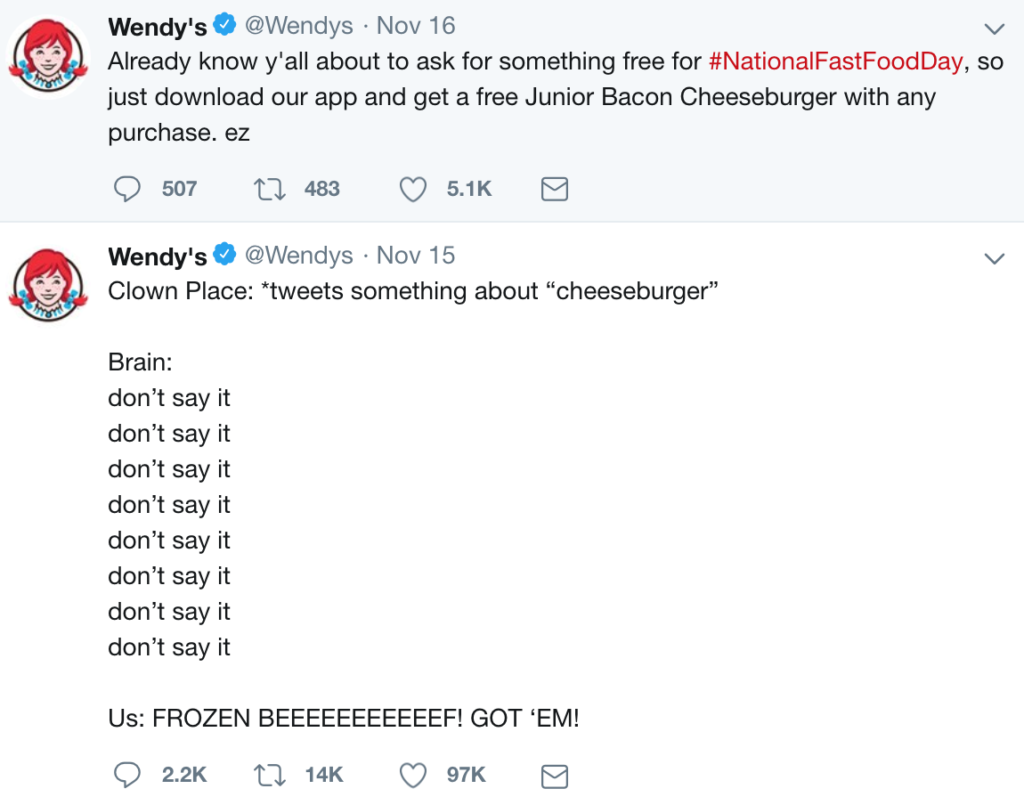 Wendy’s on Twitter